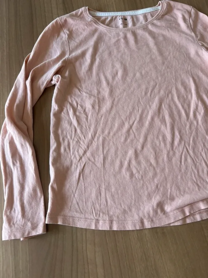 Haut manches longues rose kiabi 10 ans - photo numéro 2