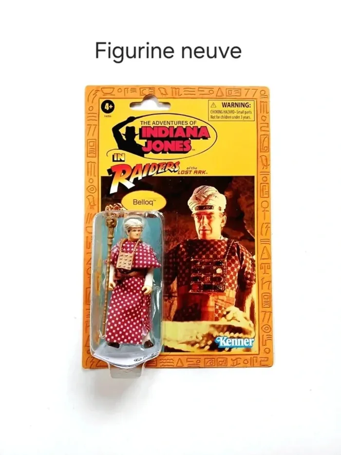 Figurine retro Kenner Indiana Jones Belloq