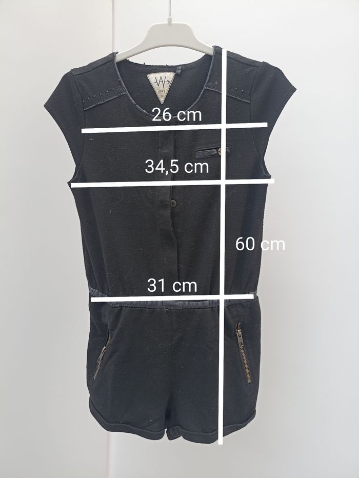 Combishort noir taille 10 ans IKKS - photo numéro 2