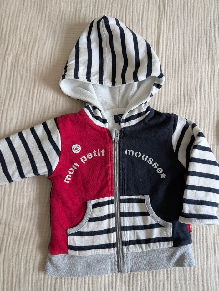 Lot 2 gilets marins 12 mois - photo numéro 2