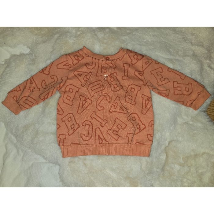 Pull orange bébé alphabet - photo numéro 2
