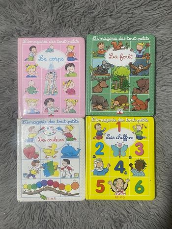 Lot de 4 livres L’imagerie des tout-petits