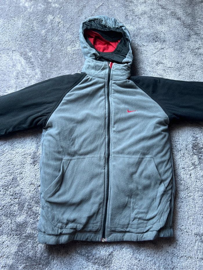 Manteau Veste polaire Réversible Nike Vintage – Taille XS Adulte (M Enfant) - photo numéro 3