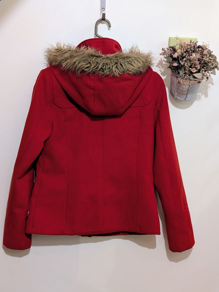 ❤️ Manteau rouge femme Stradivarius – Taille M - photo numéro 5