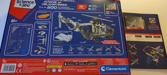 Jeu Sciences et jeu Clémentoni Avions Hélicoptères - photo numéro 2