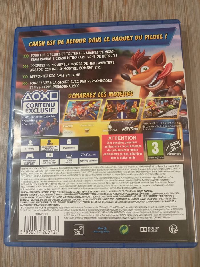 PS4 CTR crash team racing - photo numéro 2