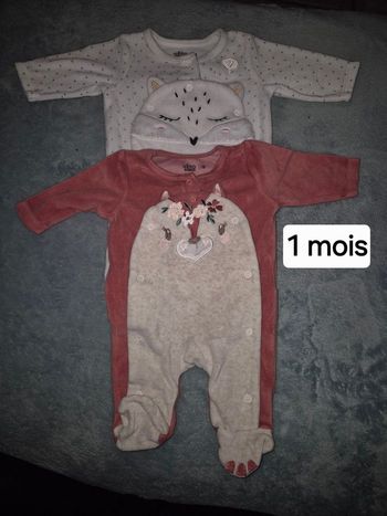 2 pyjamas fille