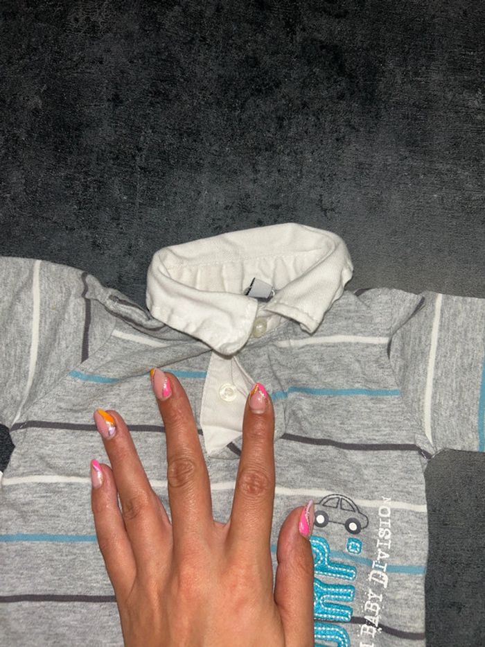Tee shirt manches longues avec col bébé - photo numéro 3