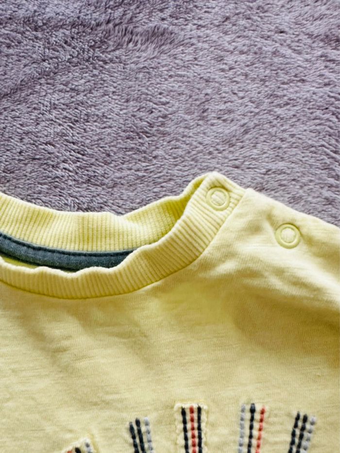 Tee-shirt manches courtes - 3 mois - Nutmeg - photo numéro 3