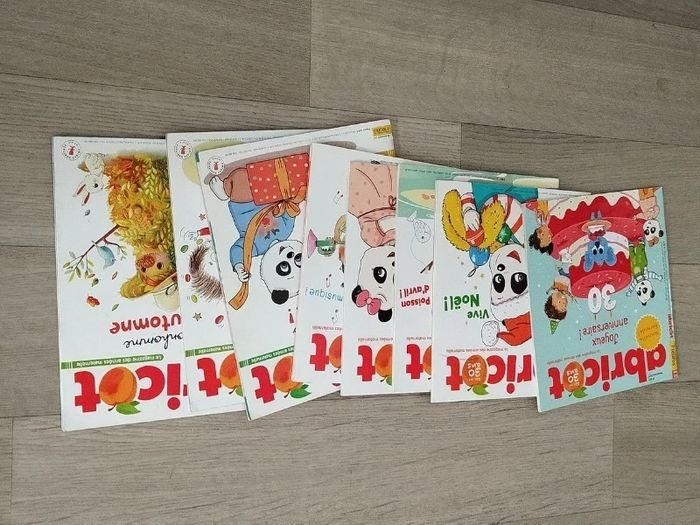 Lot de 8 livres enfants abricot année 2017-18-23-24 L036  7589234965 - photo numéro 3