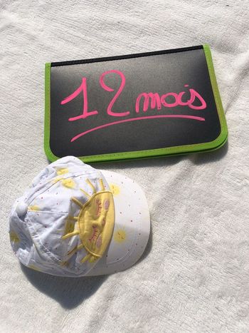 Belle casquette 44 cm 9-12 mois