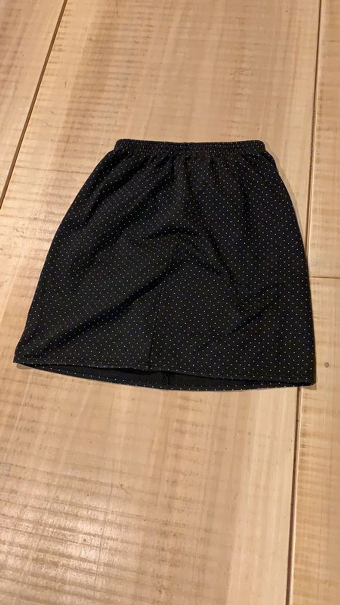 Jupe épaisse noir à petit pois GLIF 42/44 très bon état - photo numéro 5