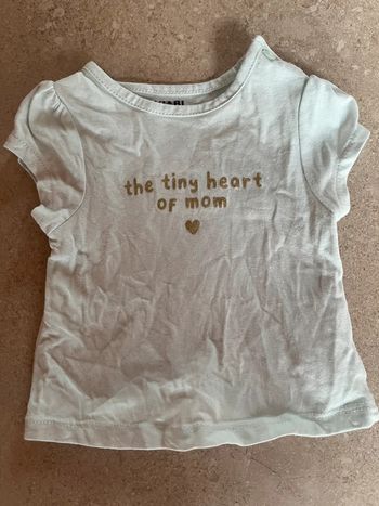 Tee shirt bébé fille 1 mois