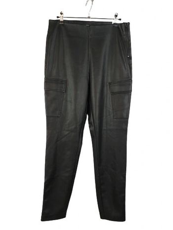 Pantalon simili cuir zara