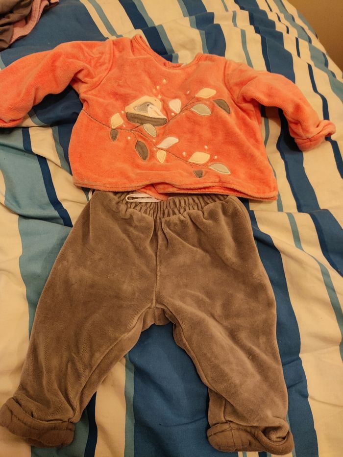 Pyjama chaud 2 pièces