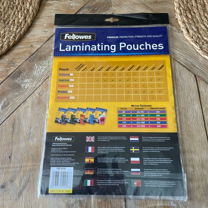Pochettes à plastifié - photo numéro 2