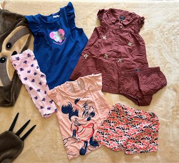 Lot tenue été fille 12 mois