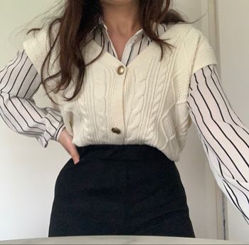 Cardigan sans manche