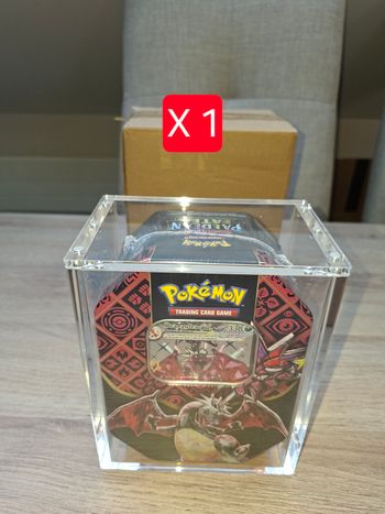 Protection acrylique pour pokebox Pokémon aimantée épaisse 8mm anti uv