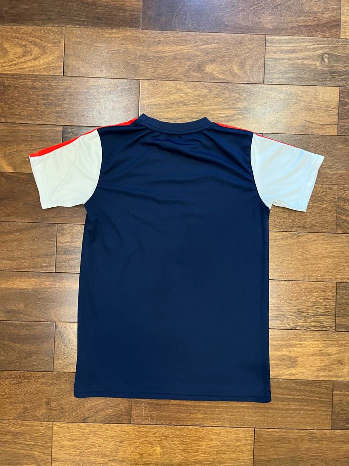 Maillot de foot 2 étoiles de l’équipe de france fff bleu taille 14 ans - photo numéro 2