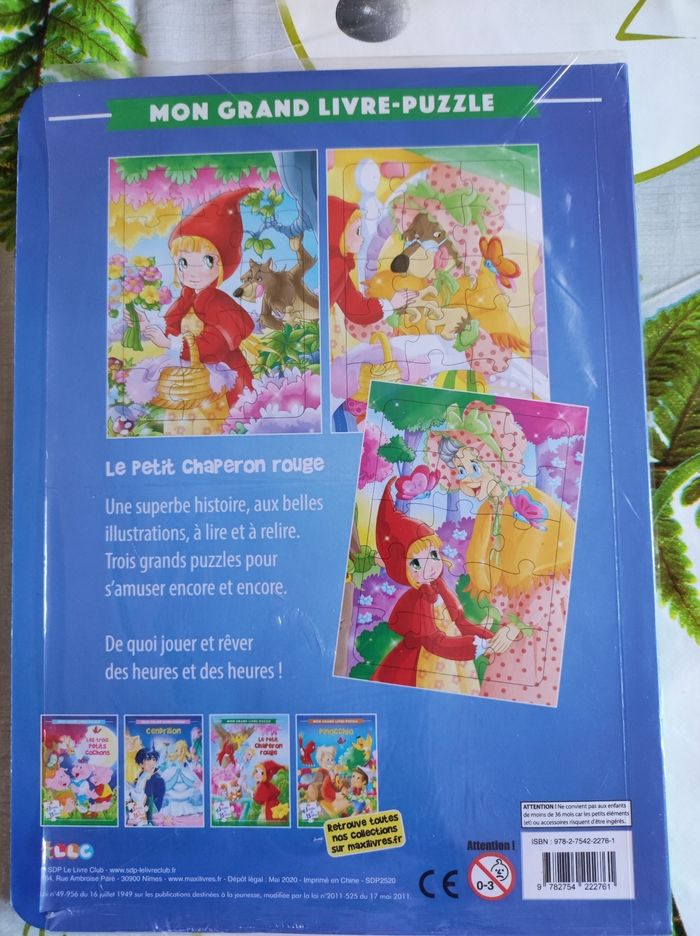 Livre puzzle x3 - photo numéro 2