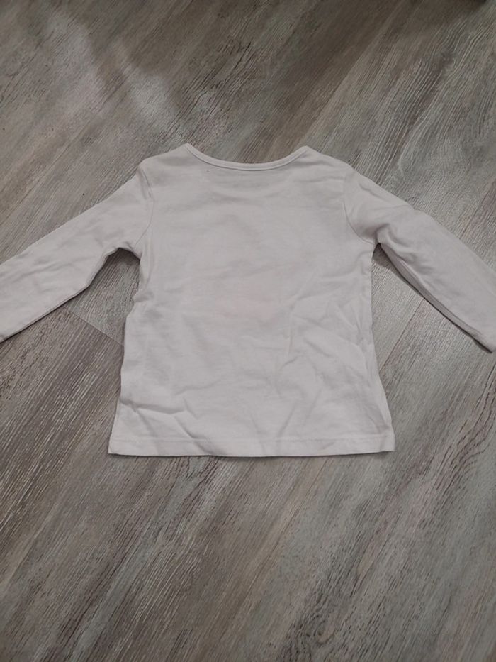 Ensemble pantalon bleu marine et tee shirt manches longues blanc paillettes - photo numéro 6