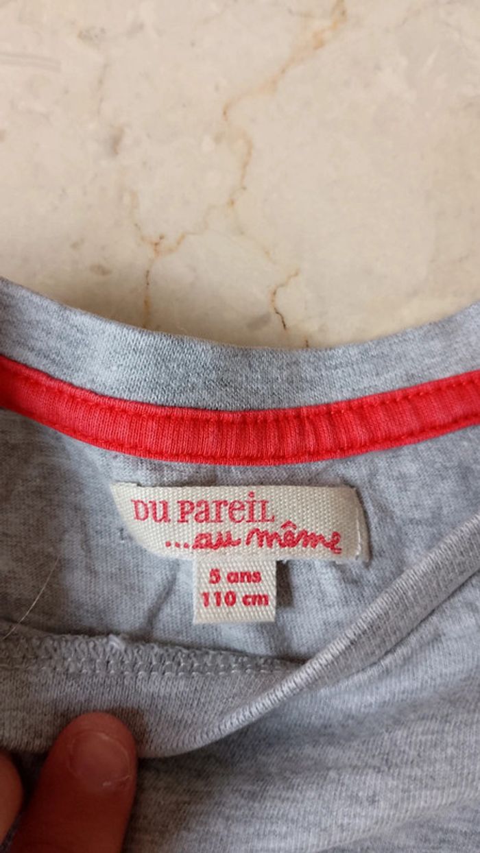 #manu_7896garcon5ans t shirt manches longues - photo numéro 2