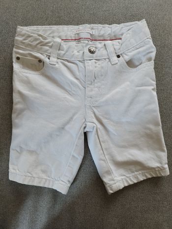Bermudas blanc enfant