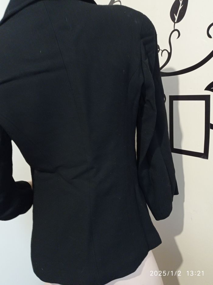 blazer noir Naf Naf taille 42 réf 220 P00 - photo numéro 3