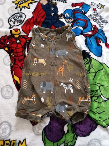Combi-short garçon 6 mois