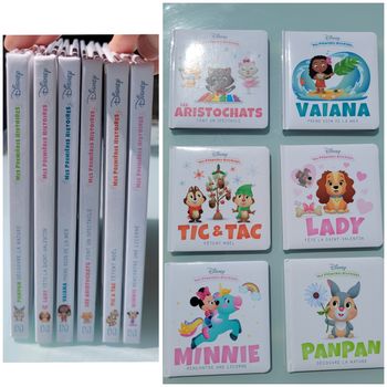 6 livres Disney, Mes premières histoires : Minnie, Panpan, Tic &Tac, les aristochats et Lady
