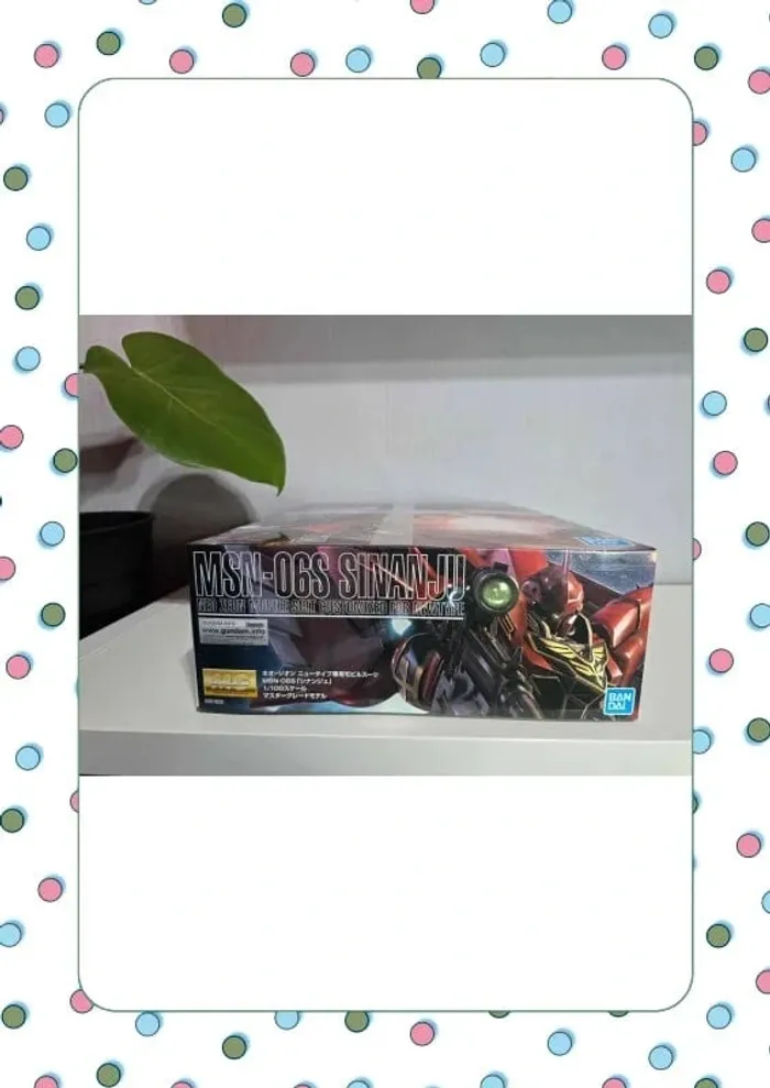 Maquette Gundam MG 1/100 MSN-06S Sinanju - photo numéro 2