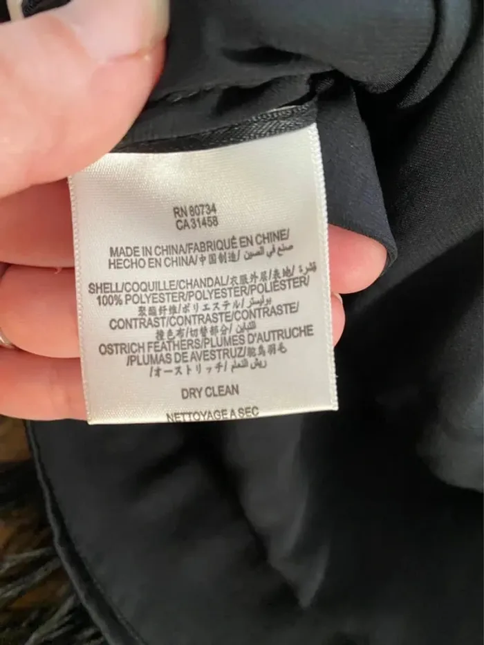 Mini jupe en véritables plumes d’autruche BCBG Max Azria taille XS - photo numéro 5