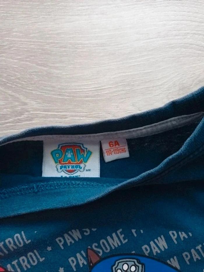 Tee shirt Marcus et Chase Pat Patrouille 6 ans - photo numéro 2