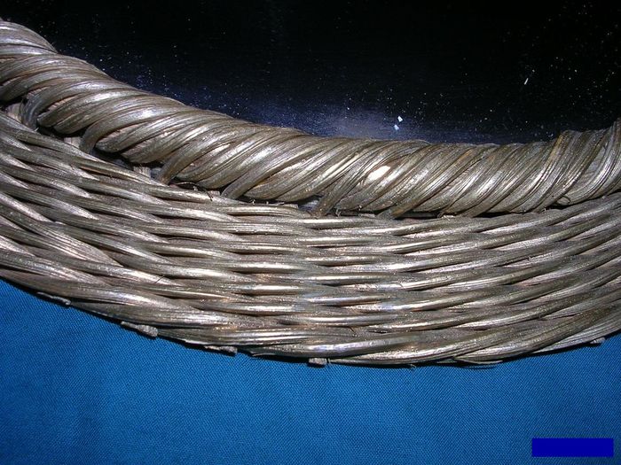 Miroir rotin vintage - photo numéro 2