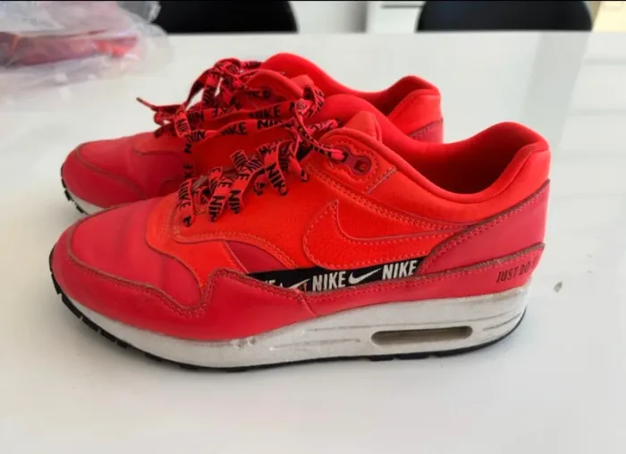Nike Air Max 1 Overbranding Bright Crimson – Taille 38 – Excellent état - photo numéro 4