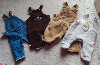 Lot salopettes garçon 6 mois