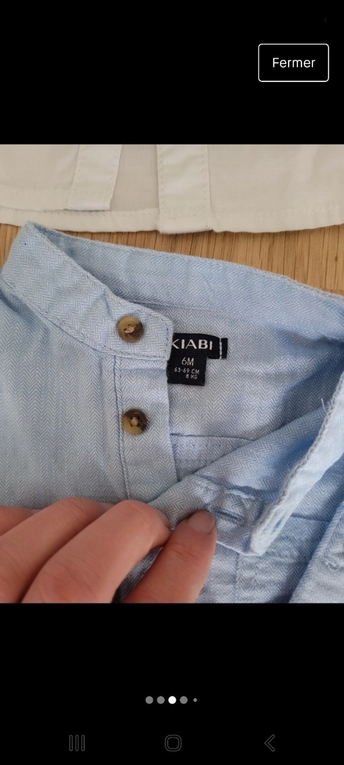 Chemises 6 mois - photo numéro 3