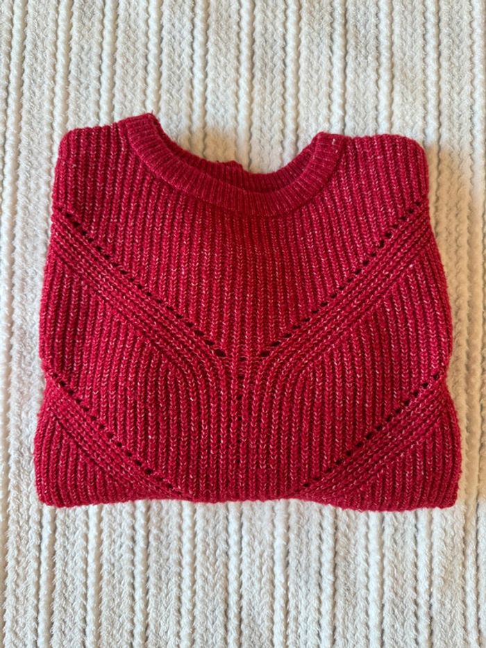 Pull rouge Liberto / Taille S - photo numéro 7