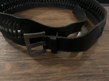 Ceinture cuir noir Diesel 90