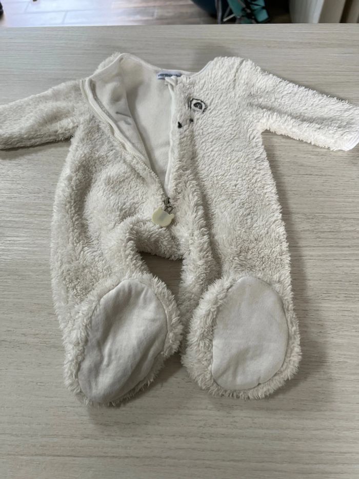 Pyjama Verbaudet crème 1 mois - photo numéro 4