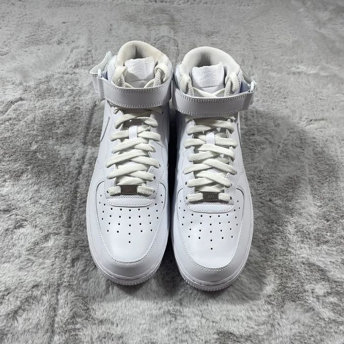 Nike Air Force 1 Mid « White » pointure 45 - photo numéro 3