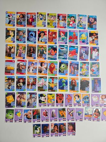 Lot de cartes Disney Jouons Rêvons Auchan