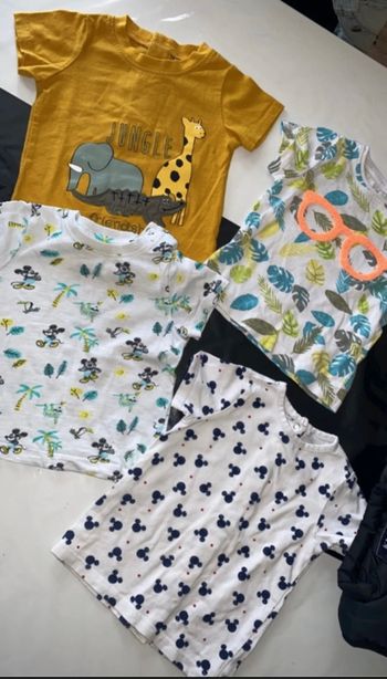 4 t-shirt 6 mois