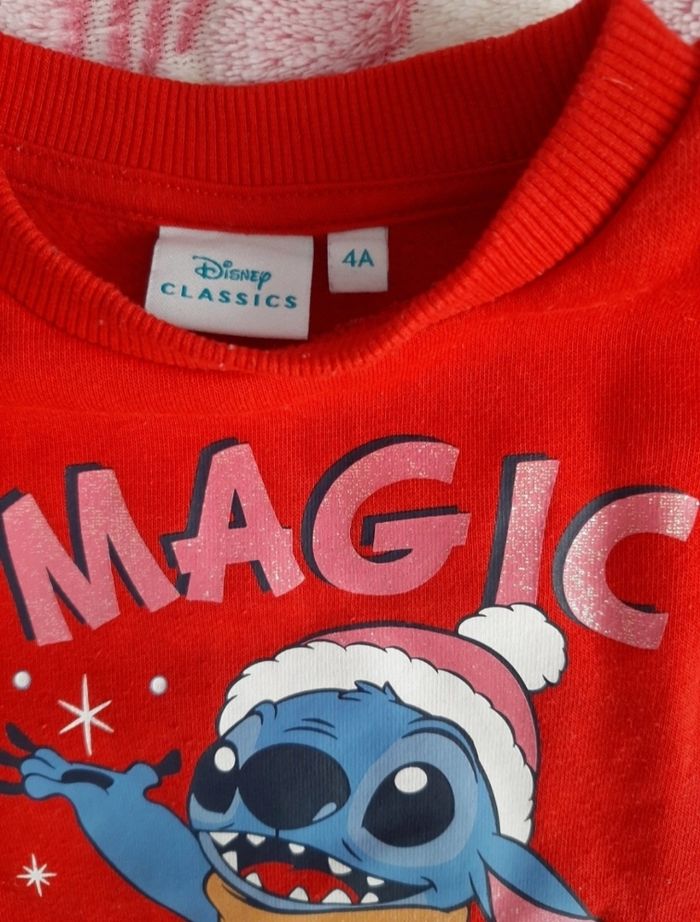 Sweat 4 ans Disney Stitch - photo numéro 2