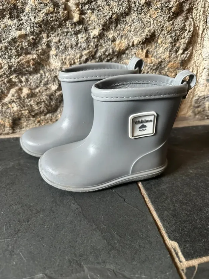 Weishuo Bottes de Pluie Enfant PVC 22/23 - photo numéro 2