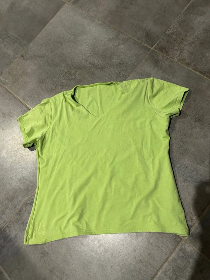 Teeshirt col V vintage T40-42 - photo numéro 5