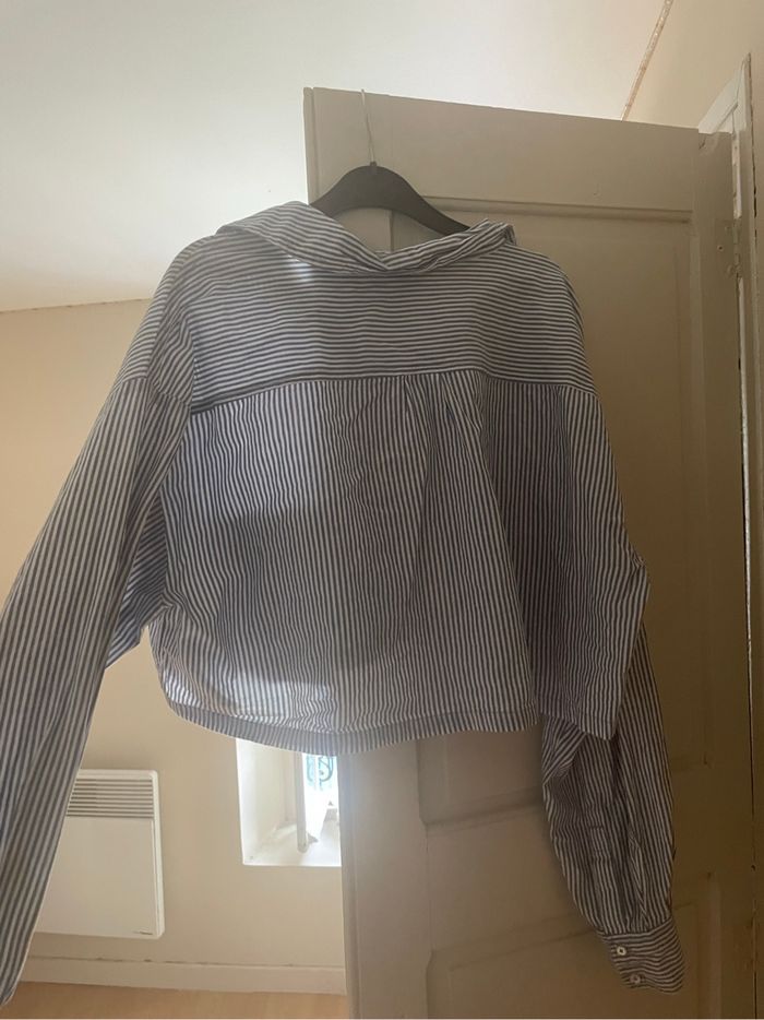 chemise courte à rayures - photo numéro 2