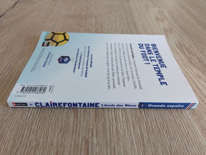 Livre jeunesse "Clairefontaine L'école des Bleus T6 Grands espoirs" football - photo numéro 3