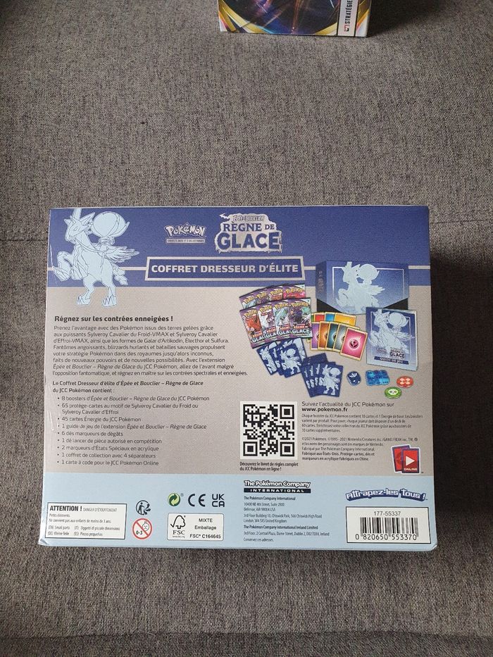 Coffret pokemon elite etb règne de glace eb06 - photo numéro 3